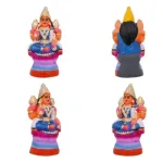 Ashtalakshmi Set Clay 6 Inch_5