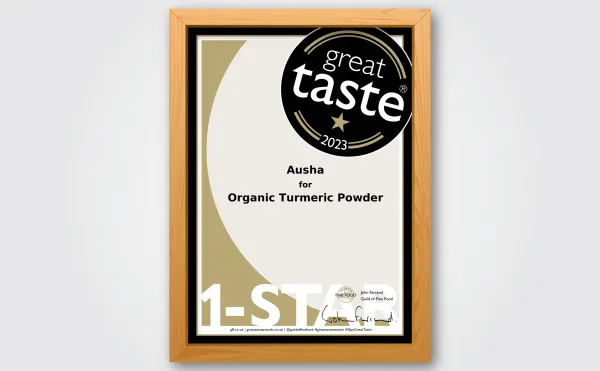 Ausha Organic Turmeric Powder 200g – Certified Organic by Soil Association in the UK – FREE DELIVERY Ausha Organic Turmeric Powder 200g – Certified Organic by Soil Association in the UK – FREE DELIVERY