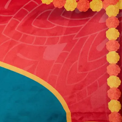 Back Drop Design – Kolam Prints – WBG1871 Back Drop Design – Kolam Prints – WBG1871