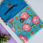 Pichwai Printed Coin Purse - 4 inch _ 8
