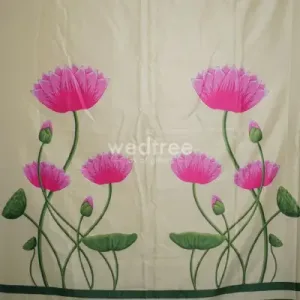 Pooja Back Drops – White Pichwai Design – WL4232-1