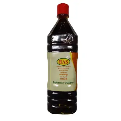 RAS Cold Pressed Chekku Mustard Oil – 1Ltr RAS Cold Pressed Chekku Mustard Oil – 1Ltr