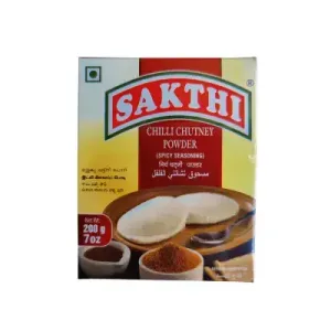 SAKTHI CHILI CHUTNEY POWDER – 200G SAKTHI CHILI CHUTNEY POWDER - 200G