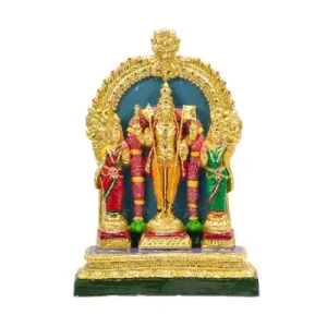 Valli Deivayani Murugan - Resin - 13 Inches