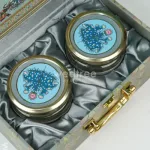 Decorative 2 Jar Dry Fruit Box - Green_2