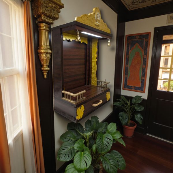 Small Wall mounted Pooja Mandhir