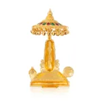 Balaji Bust with Umbrella Black - Stone - 4.75 Inch - 5