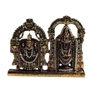 Balaji Thayar - Gold Antique - Stone - ST2617 - 3 Inch