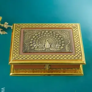 Dry Fruit Wooden Box-(9*7inch)-WL4900