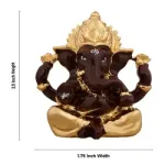 Ganesh Murti - Metal Gold Polish - 2.5 x 1.75 Inches_4