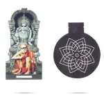 Kamakshi Periyava With Kolam Stand - 5.5 x 3.5 Inches_3