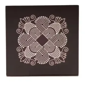 Manai – Rangoli Design – Square – 4×4 Inch