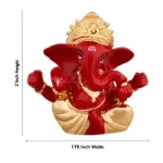 Mukut Ganesha Mini - 2 Inch_4