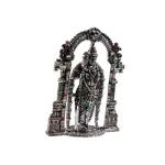 Murugan with Arch - Silver Antique - Stone - 4.5 Inch_3