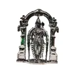Murugan with Arch - Silver Antique - Stone - 4.5 Inch_4