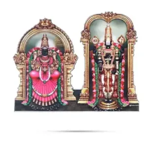 Perumal Thayar Fridge Magnet- Single Layer - 3 x 2 Inches