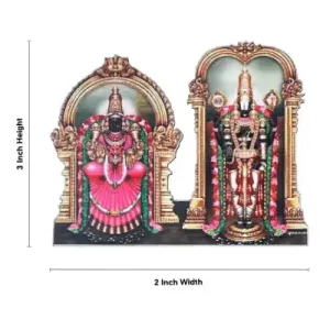 Perumal Thayar Fridge Magnet- Single Layer – 3 x 2 Inches