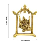 Radha Krishna Pencil Jhula - Golden - 7.5 Inch - 245 Gms_3
