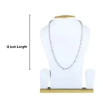 Tulasi Mala White Metal-Gold Cup_3