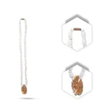 Tulasi Mala With Radha Krishnan Locket - 10 Inch_3