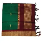 6 Yards Kalyani Cotton Butta Saree-Sky Blue