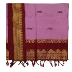 6 Yards Kalyani Cotton Butta Saree-Blue