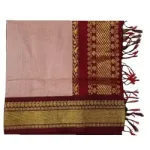 6 Yards Kalyani Cotton Butta Saree-Sky Blue