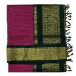 6 Yards Kalyani Cotton Vairaoosi Saree-magenta purple_1