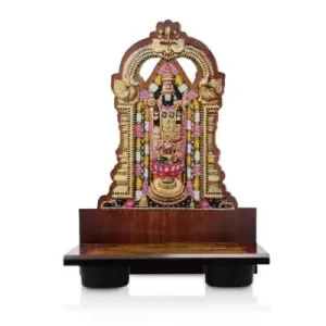 Balaji With Sri Chakra Stand - 4 Inch