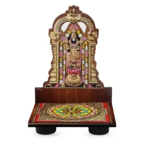 Balaji With Sri Chakra Stand – 4 Inch