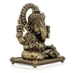 Ganesha Sitting - Brass Spl - 2 Inch - 55 Gms_2