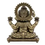 Ganesha Sitting - Brass Spl - 2 Inch - 55 Gms_5