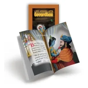 Krishna Lifting Govardhan