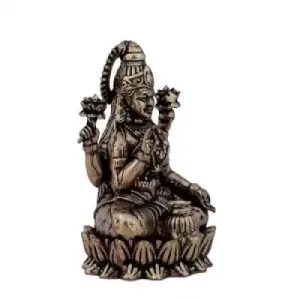 Lakshmi Sitting On Lotus – Brass Spl – 2 x 1.25 Inches – 45 Gms