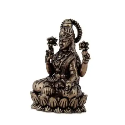 Lakshmi Sitting On Lotus – Brass Spl – 2 x 1.25 Inches – 45 Gms Lakshmi Sitting On Lotus – Brass Spl – 2 x 1.25 Inches – 45 Gms