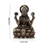 Lakshmi Sitting On Lotus - Brass Spl - 2 x 1.25 Inches - 45 Gms_5
