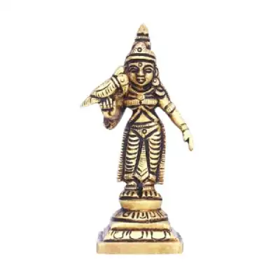 Meenakshi Amman Statue – Brass Idol – 3.5 x 2 Inches – 130 Gms Meenakshi Amman Statue – Brass Idol – 3.5 x 2 Inches – 130 Gms