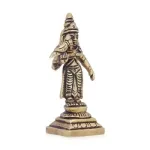 Meenakshi Amman Statue - Brass Idol - 3.5 x 2 Inches - 130 Gms_3