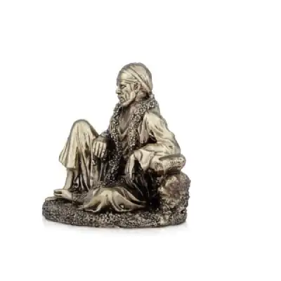 Saibaba Sitting – Brass Idol – 2 x 1.75 Inches – 45 Gms Saibaba Sitting – Brass Idol – 2 x 1.75 Inches – 45 Gms