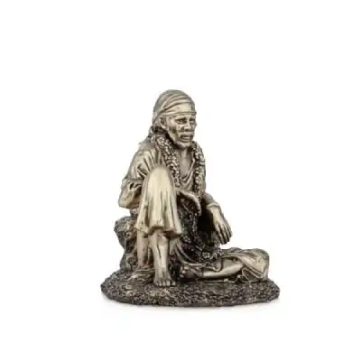 Saibaba Sitting – Brass Idol – 2 x 1.75 Inches – 45 Gms Saibaba Sitting – Brass Idol – 2 x 1.75 Inches – 45 Gms