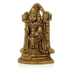 Balaji Murti Standing On Base - 4 x 2.5 Inches _ Antique Brass Idol - 475 Gms_2