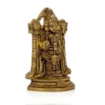 Balaji Murti Standing On Base - 4 x 2.5 Inches _ Antique Brass Idol - 475 Gms_3