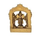 Balaji Sridevi Bhudevi With Arch - Brass - AF - 2.5 Inch - 135 Gms_4