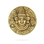 Balaji Wall Hanging - Round - Brass - AF - 2.75 Inch - 160 gms_1