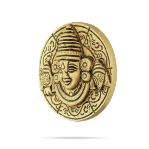 Balaji Wall Hanging – Round – Brass – AF – 2.75 Inch – 160 gms