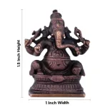Ganesha - Copper - 1.5 Inch - 40 Gms_5