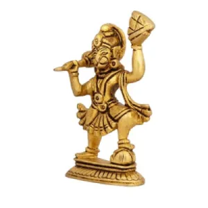 Hanuman Lifting Sanjeevi – Brass AF – 3.5 Inch – 205 Gms