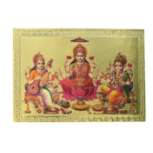 Lord Ganesh Lakshmi Saraswati Photo Fridge Magnet Lord Ganesh Lakshmi Saraswati Photo Fridge Magnet