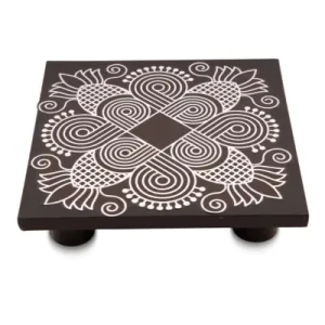 Manai - Rangoli Design 1- Square - 6x6 Inch