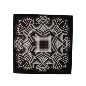 Manai - Rangoli Design 3 - Square - 3 x 3 Inch
